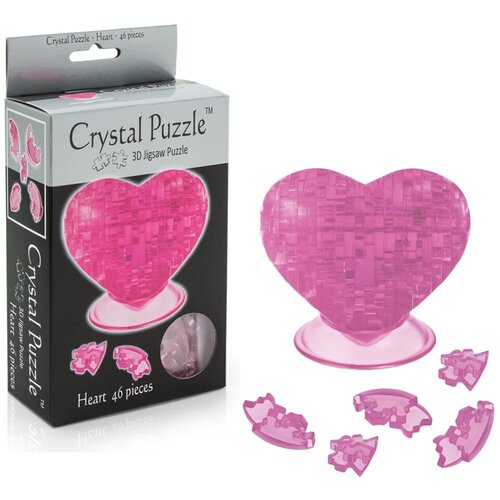 3D пазл головоломка Crystal Puzzle Сердце