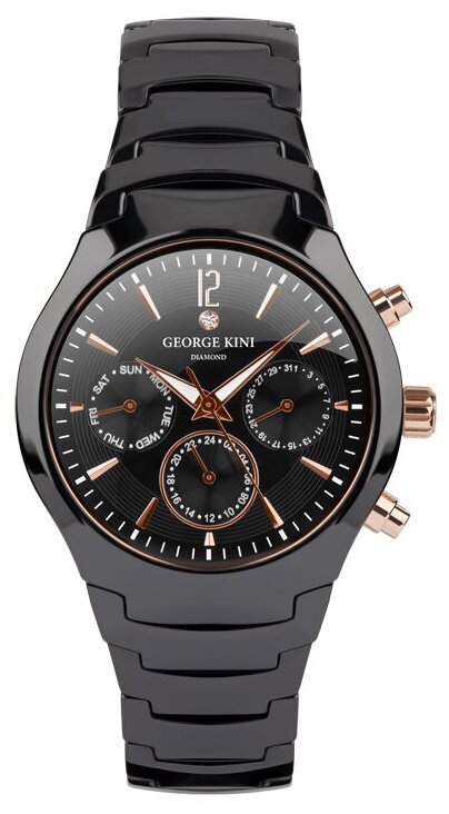 Наручные часы GEORGE KINI GK.36.6.2B.2R.7.2.0, черный