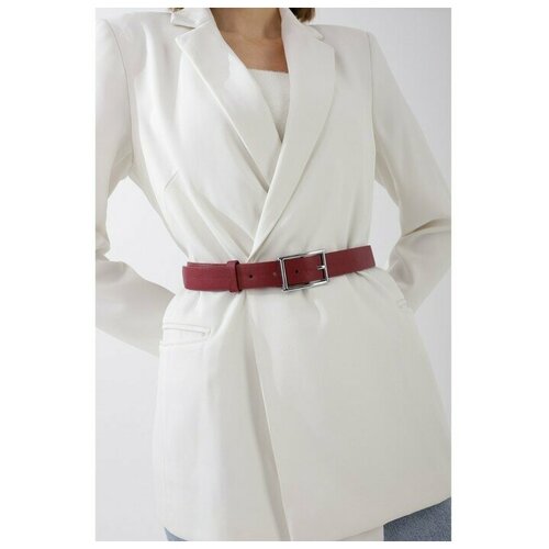 фото Ремень, ширина 2,8 см, винт, цвет малиновый noname