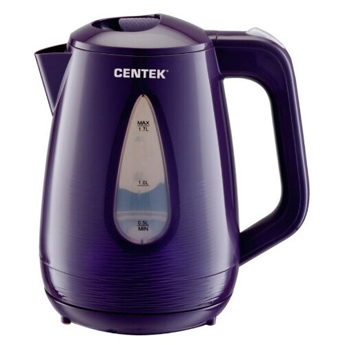 Чайник электрический Centek CT-0048, пластик, 1.8 л, 2200 Вт, фиолетовый