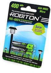 Аккумулятор ROBITON 400MHAAA-2 SOLAR BL2