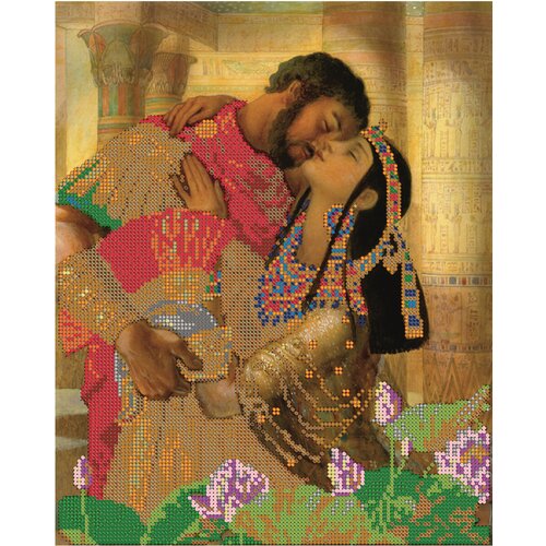 Вышивка бисером картины Клеопатра 24*30см вышивка бисером картины девушка с гитарой 24 30см