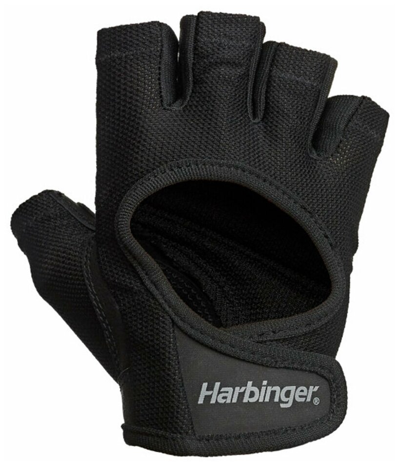 Фитнес перчатки женские Harbinger Power, размер M, черный