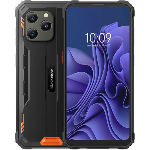 Смартфон Blackview BV5300 4/32 ГБ, Dual nano SIM, черный/оранжевый смартфон blackview bv6200 pro 4 128 гб dual nano sim черный оранжевый