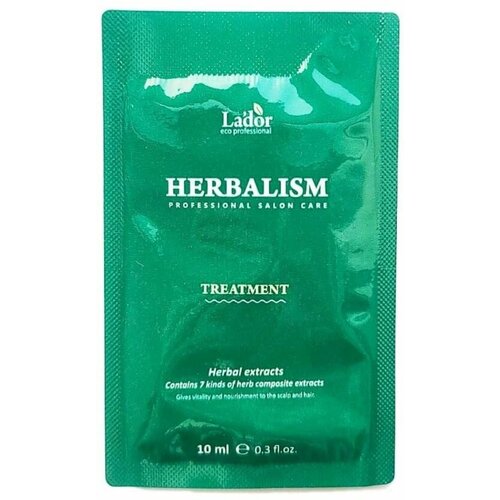 Lador Маска интенсивный уход за волосами в пробнике / Herbalism Treatment Pouch, 10 мл, 4 штуки la dor маска для волос herbalism treatment 150 мл