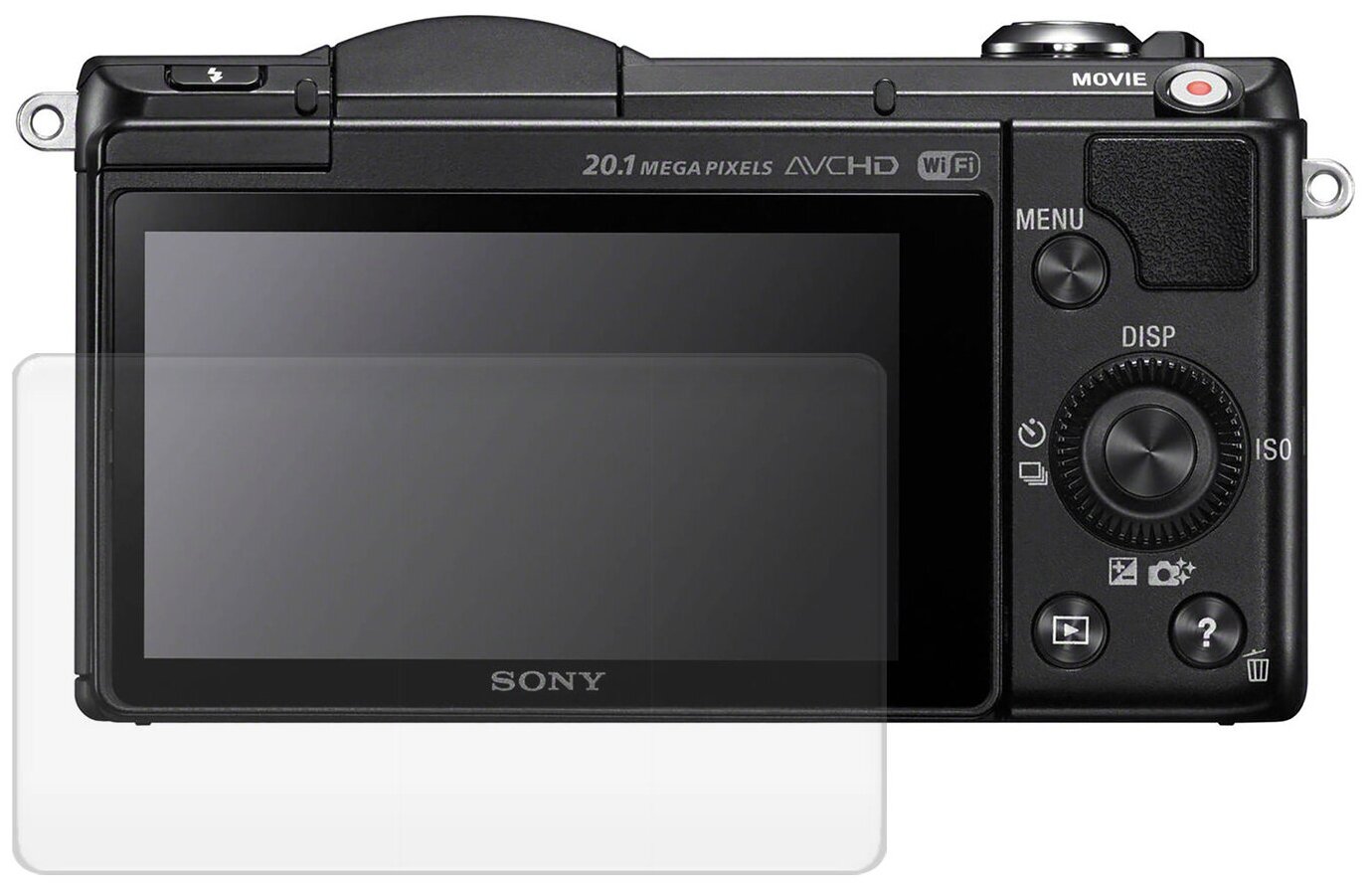 Матовая гидрогелевая защитная пленка AlphaSkin для фотоаппарата Sony Alpha A5000