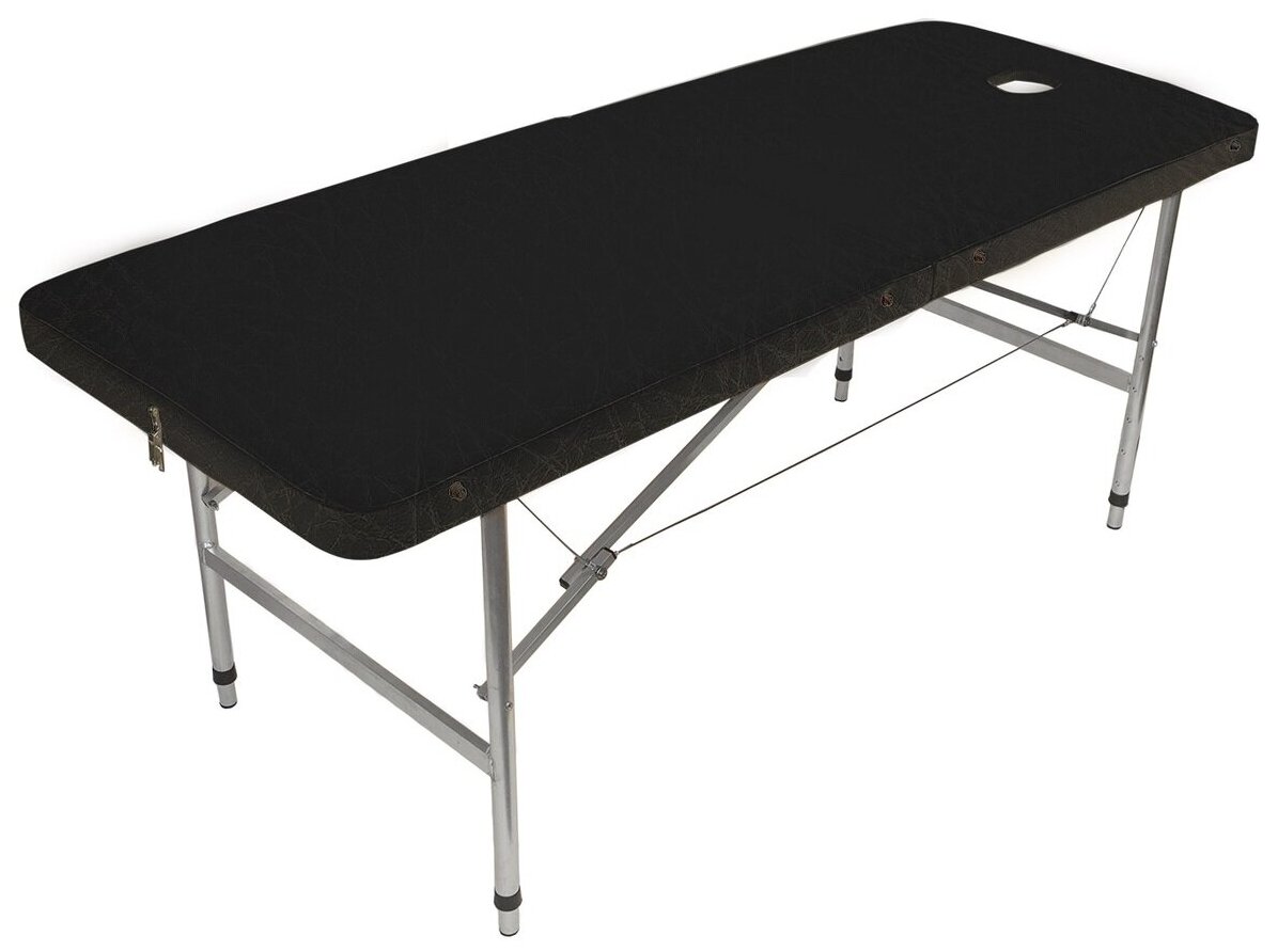 Массажный стол Your Stol регулировка, 180х60, черный - фотография № 1