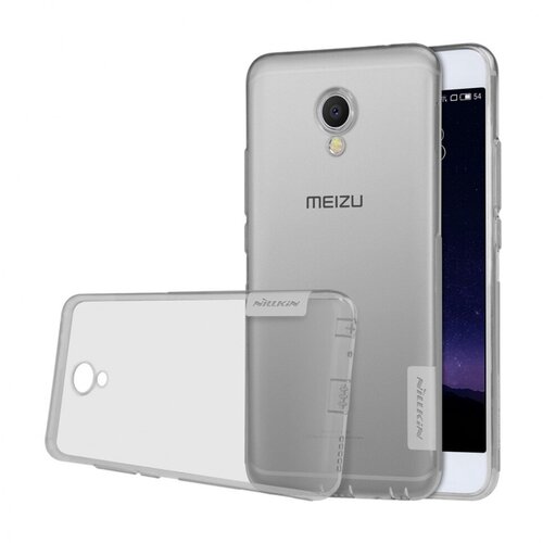 Накладка силиконовая Nillkin Nature TPU Case для Meizu MX6 прозрачно-черная