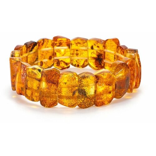 Браслет Amberprofi, янтарь лечебный браслет из пластин натурального природного янтаря натурэль