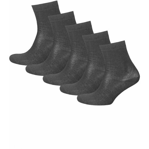 Носки STATUS 5 пар, размер 22-24, серый носки status 5 пар размер 22 24 черный