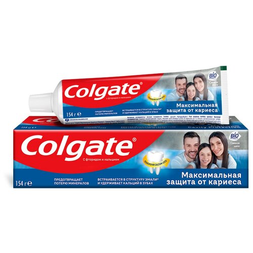 Купить COLGATE Максимальная защита от кариеса Свежая мята зубная паста, 100 мл, Зубная паста
