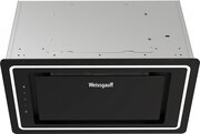 Кухонная встраиваемая вытяжка Weissgauff Quadra 606 Black 3 года гарантии, Алюминиевый жировой фильтр, Низкий уровень шума