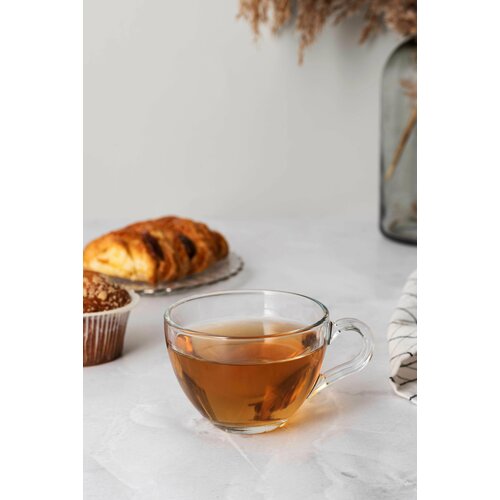 Пара чайная Pasabahce 180мл, 90136х66мм, стекло, прозрачный, 1 шт.