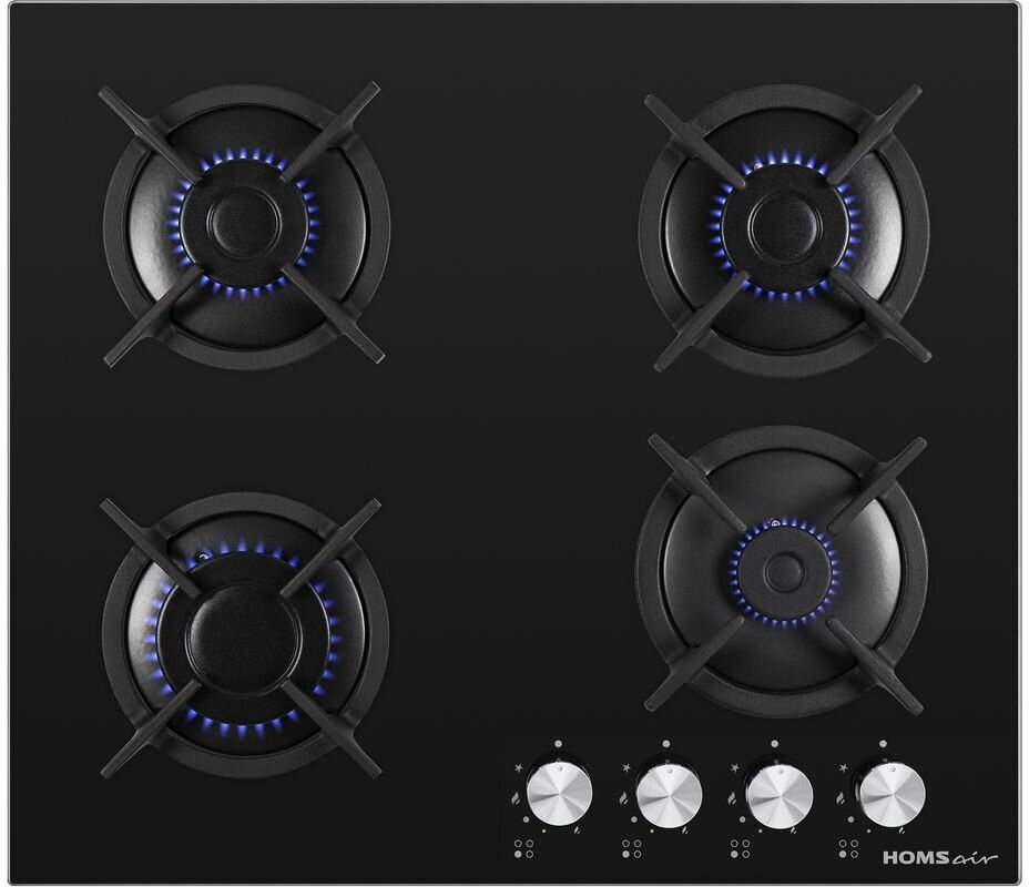 Газовая варочная панель HOMSair HGG641BK