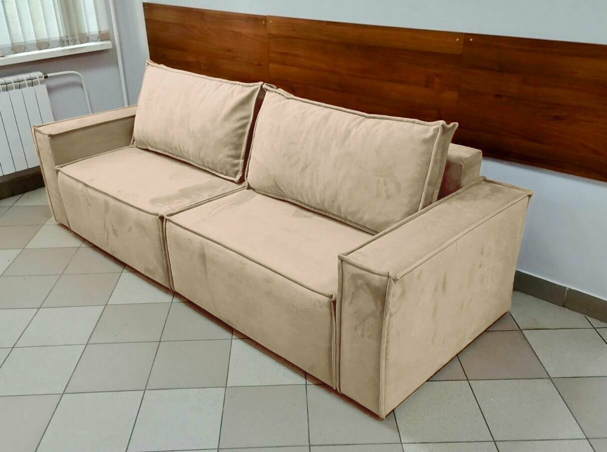 фото Диван-кровать диван прямой лофт Еврокнижка 2,3м Слоновая кость 110