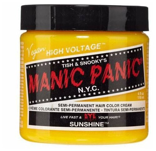 Manic Panic Краситель прямого действия High Voltage, sunshine, 118 мл, 155 г
