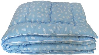 Одеяло Соната Элегант софт-файбер, всесезонное, 172 х 205 см, голубой
