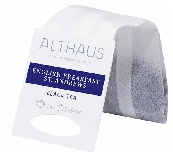 Чай черный Althaus English Breakfast St. Andrews в пакетиках для чайника, 20 пак. - фотография № 2