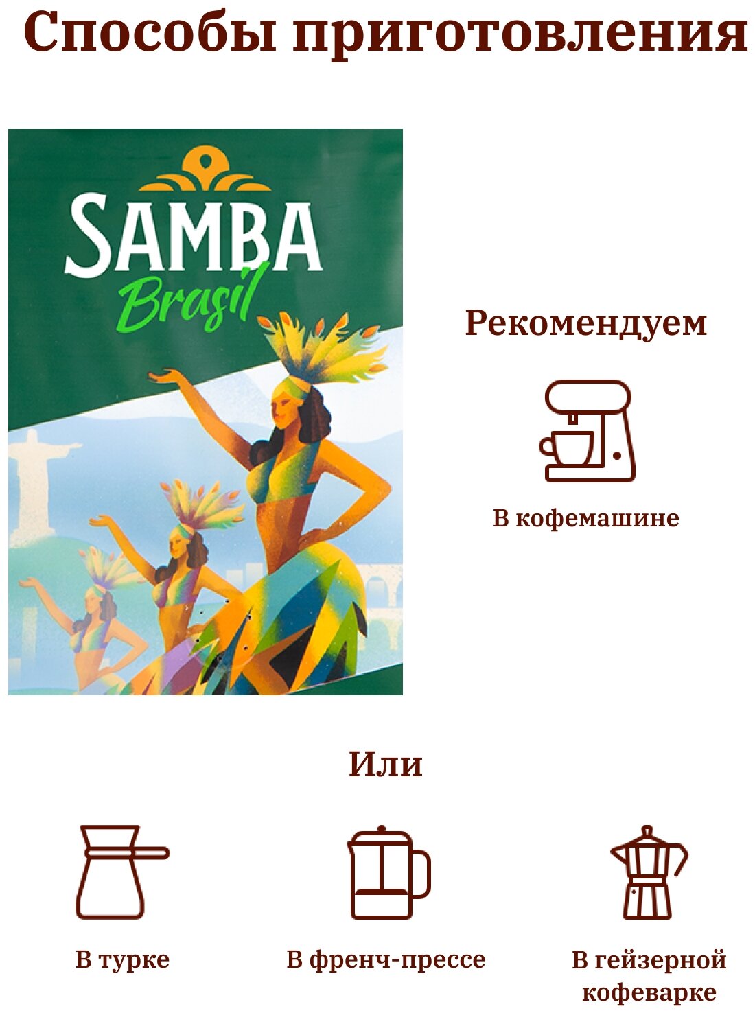 Кофе молотый Samba Cafe Brasil VIGOROSO, арабика, робуста, средняя обжарка, 250 гр - фотография № 6