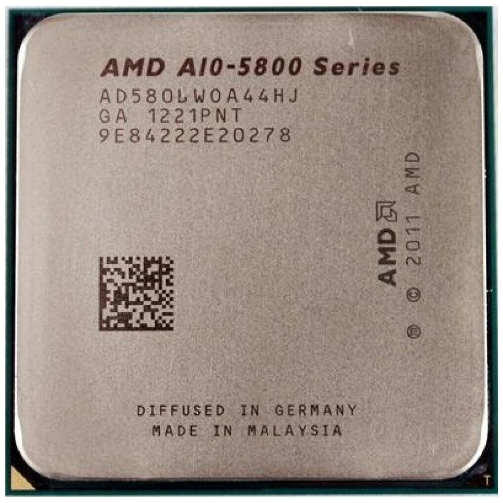 Процессор AMD A10-5800B Trinity FM2,  4 x 3800 МГц, OEM