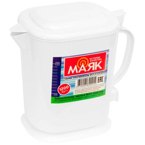 Чайник Маяк ЭЧ 1008-220 цвет белый 90600₽
