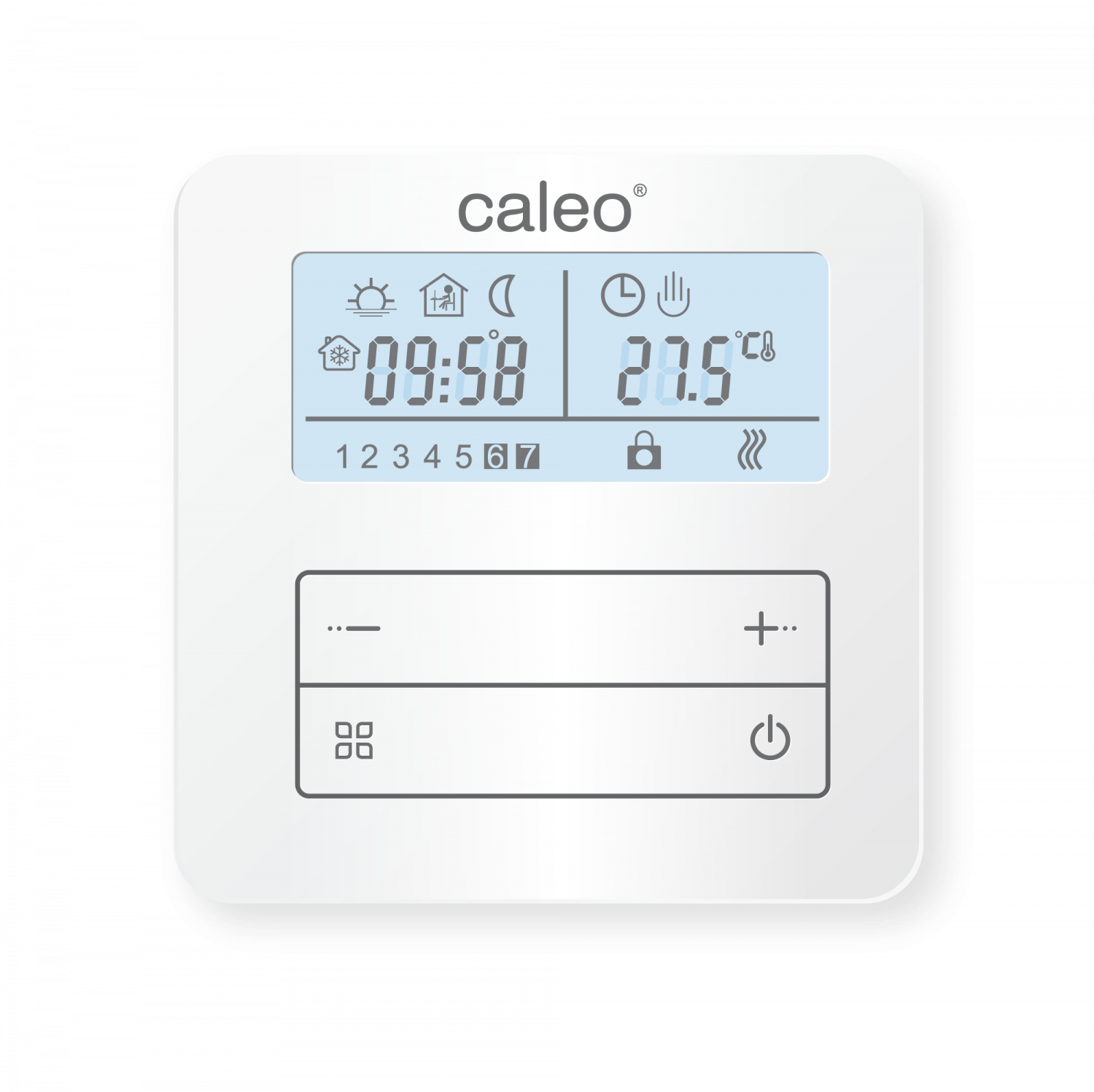 Терморегулятор CALEO С950 накладной цифровой программируемый 3.5 кВт