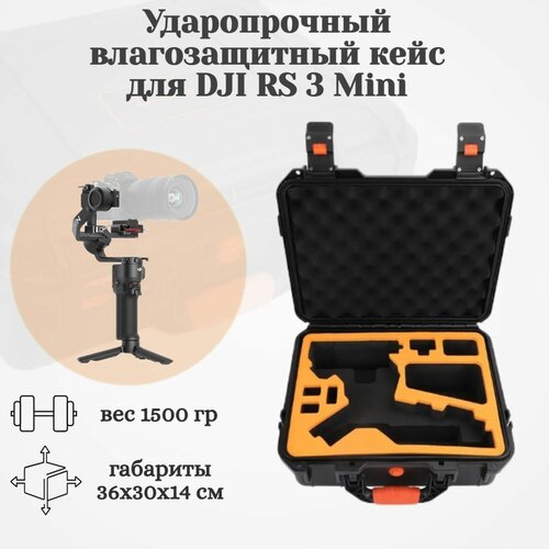Ударопрочный влагозащитный кейс для DJI RS 3 Mini