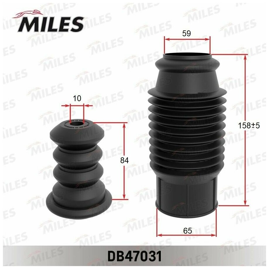 Сервисный комплект (пыльник и отбойник на 1 амортизатор) DB47031