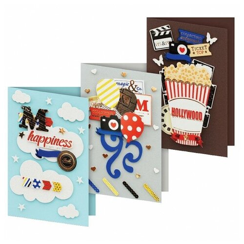 фото Набор для создания 3-х открыток "шоу" белоснежка