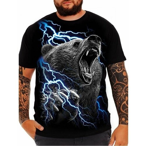 фото Футболка romax tex, хлопок, размер 54, черный