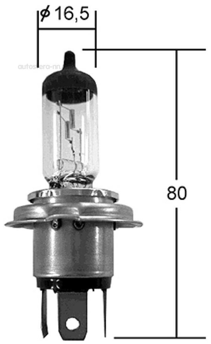 Лампа Галогеновая H4b P38t-33 12V 60/55W 1 Шт. KOITO арт. 0190