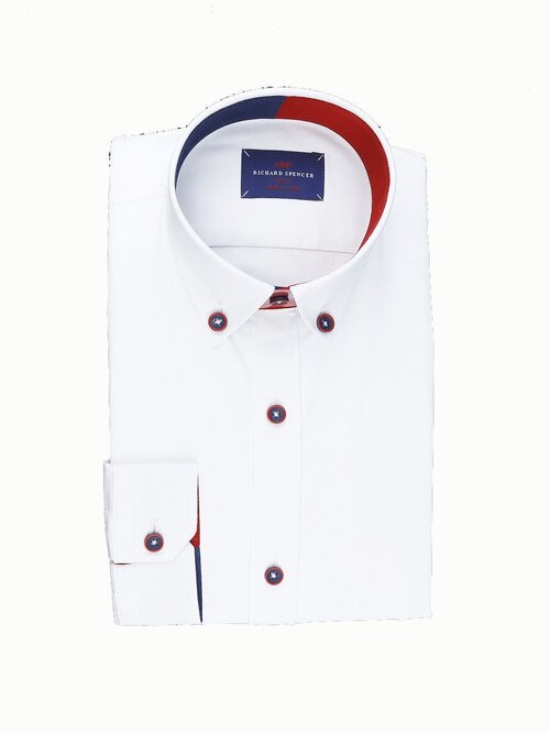 Школьная рубашка RICHARD SPENCER, размер 7(122), белый