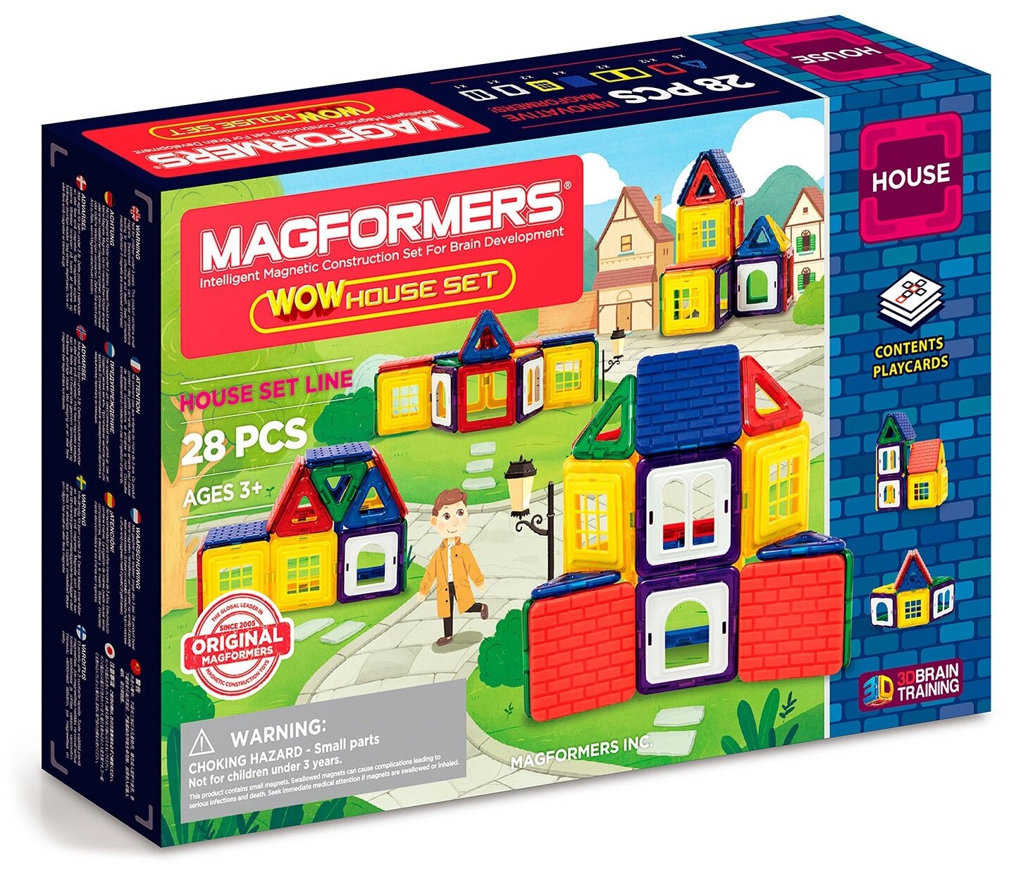 Магнитный конструктор Magformers Wow House set 28 (705007)