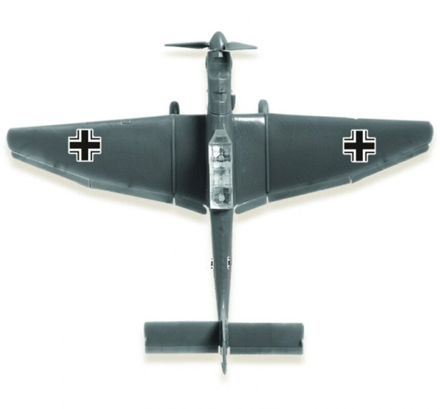 Сборная модель Звезда Немецкий бомбардировщик Ju-87B2 без клея 1:144 - фото №15