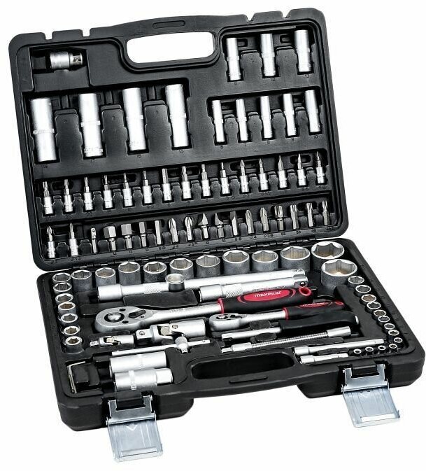 Набор инструментов "MAXPILER" MXT-94-SET (94 предмета, 1/2" и 1/4", CrV)