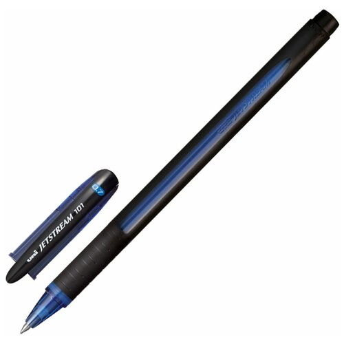 Купить Uni Mitsubishi Pencil Ручка шариковая Uni JetStream, 0.7 мм (SX-101-07), SX-101-07 BLACK, черный цвет чернил, 1 шт.