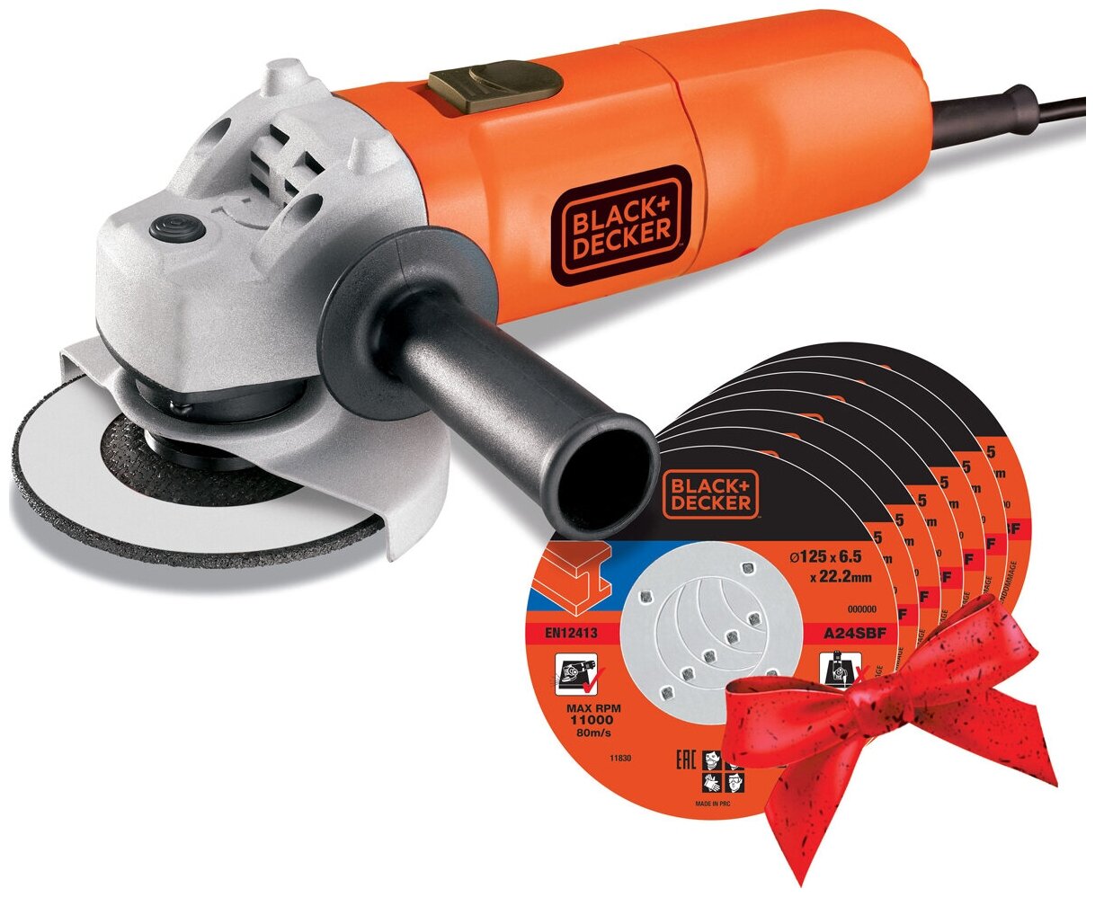 УШМ BLACK+DECKER G915 900 Вт 125 мм