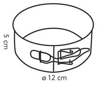 Форма Tescoma для торта раскладная DELICIA 12 см (623246)