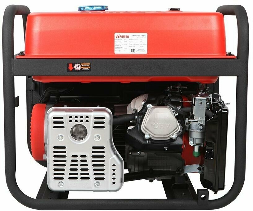 Комплект Бензиновый генератор A-iPower A5500EA (5,5 кВт) + Блок АВР 230 В - фотография № 4