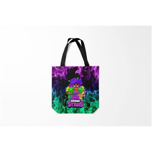 фото Сумка-шоппер / 40х40 см / геймерам / brawl stars rosa burnettie
