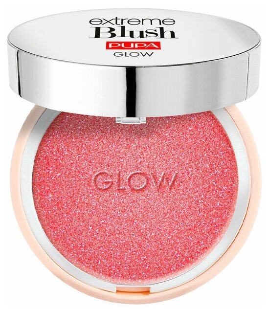 к_pupa_румяна с эфф.мерцания extreme blush glow_200 малина 094036200