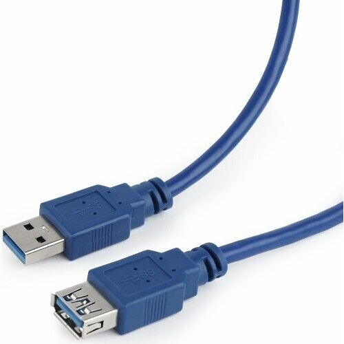 Кабель удлинитель USB 3.0 Filum FL-C-U3-AM-AF-1.8M 1.8 м, разъемы: USB A male-USB A female, синий кабель интерфейсный anker a8023h21 powerline select usb a usb c белый 1 8 м