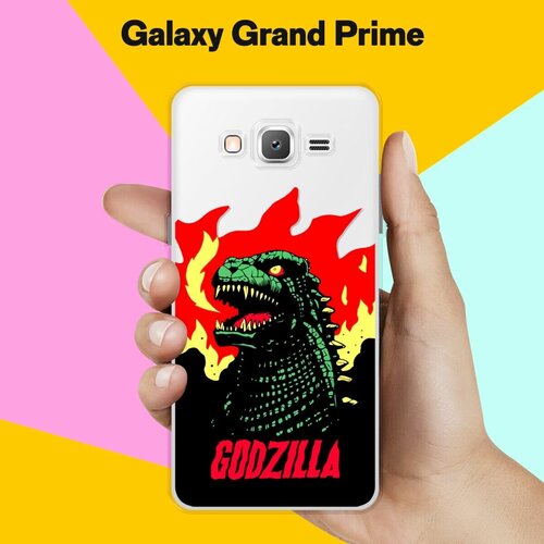 Силиконовый чехол на Samsung Galaxy Grand Prime Огонь / для Самсунг Галакси Гранд Прайм