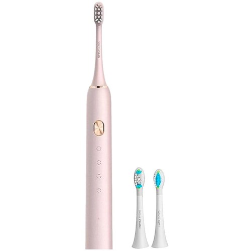 Электрическая зубная щетка Soocas Weeks X3U в комплекте 2 доп насадки Розовая 6690₽
