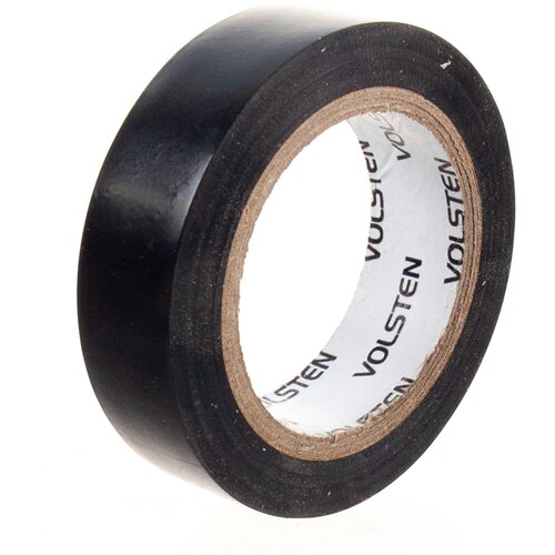Изолента Volsten V02-7B-13х15-10 013х15 мм черная 10 метров 10285 15085541 930₽