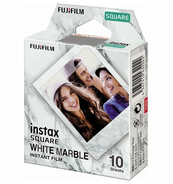 Фотопленка Colorfilm SQUARE White Marble (10 Sheets)