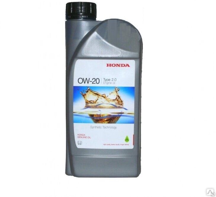 Полусинтетическое моторное масло Honda 0W-20 Type 2.0, 4 л, 4 кг, 1 шт