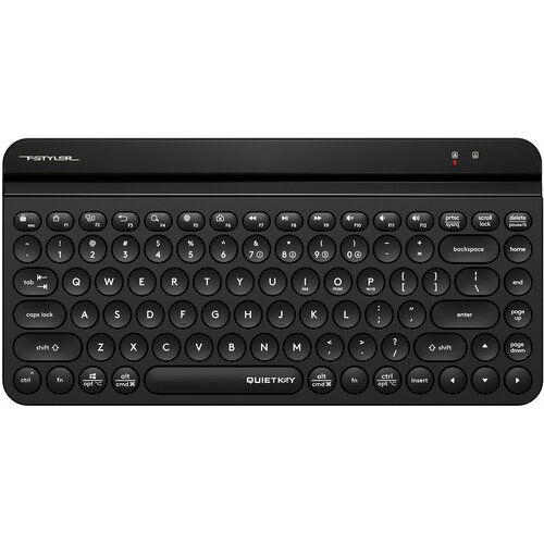 Клавиатура A4Tech Fstyler FBK30 черный USB беспроводная BTRadio slim Multimedia FBK30 BLACK 250100₽