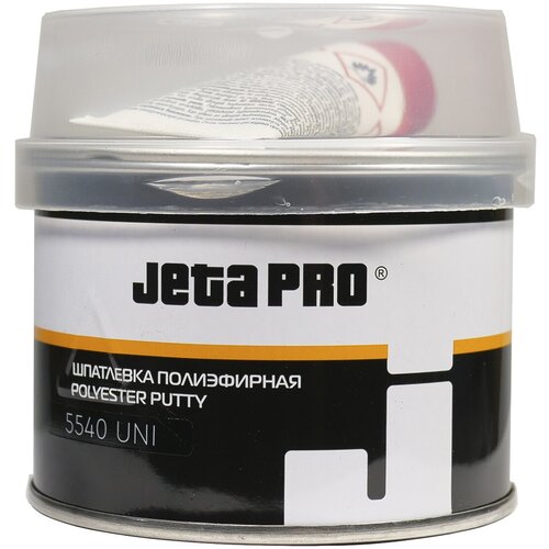 Шпатлевка Jeta Pro Universal универсальная + отвердитель, 0,25 + 0,008 кг, жёлтая