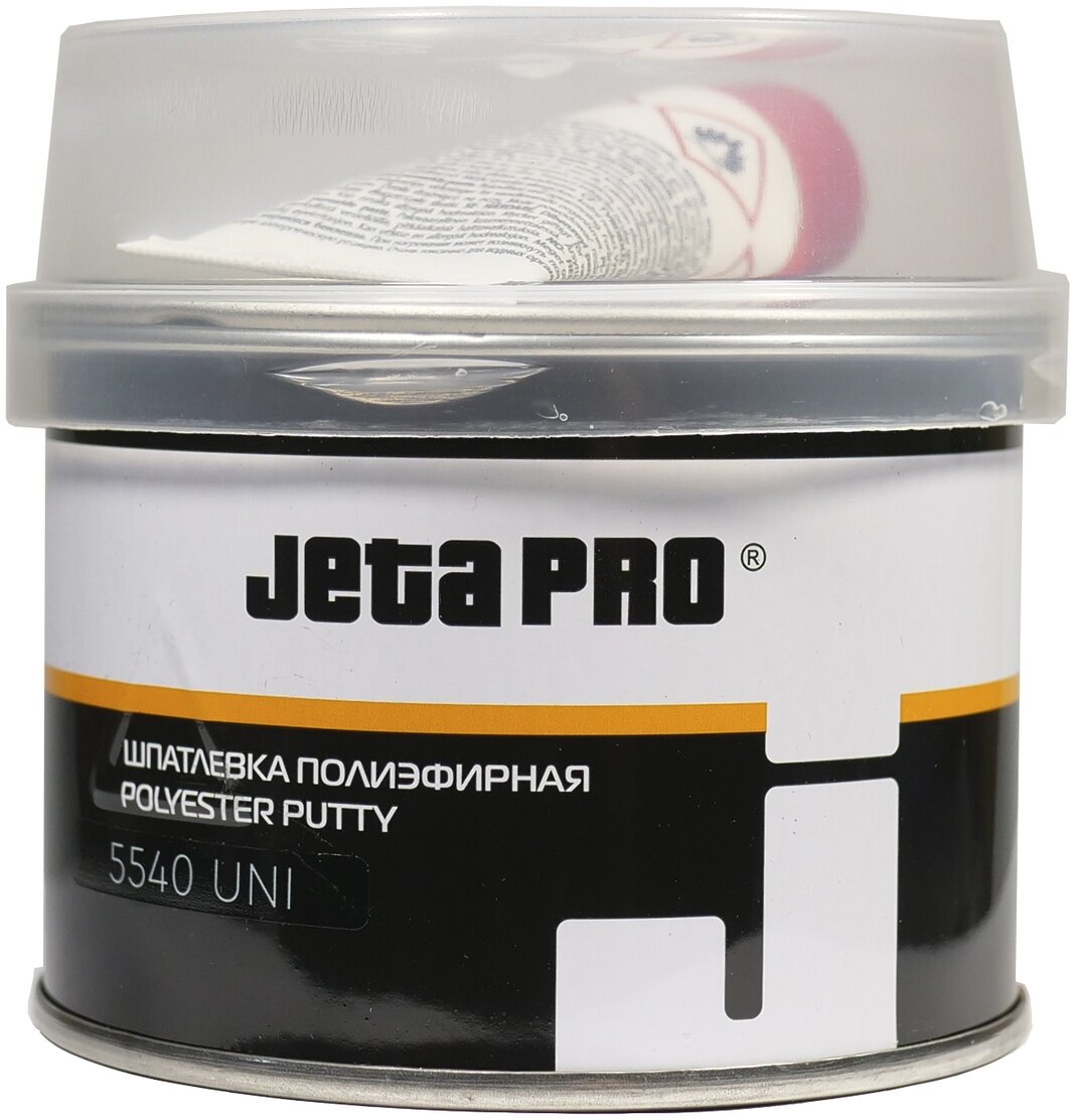 Шпатлевка Jeta Pro Universal универсальная + отвердитель 025 + 0008 кг жёлтая